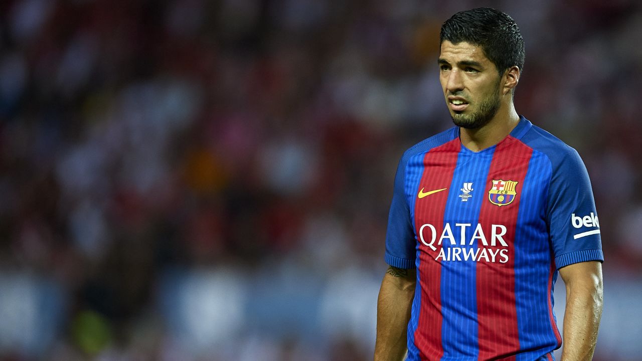 Luis Suarez said "football is for men" after Barcelona's clash with Atletico Madrid.