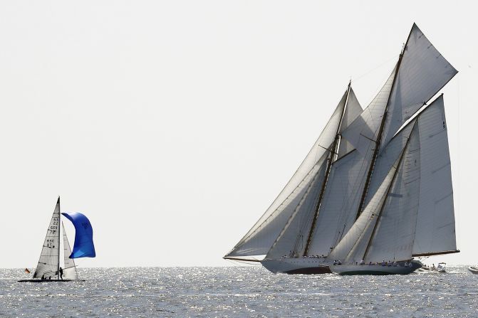 Each year, Cannes plays host to stunning vintage yachts from around the world as it stages the Regates Royales.