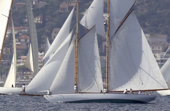 This year's edition is the 38th in the history of a competition that has brought some of the world's finest vintage yachts to Cannes.