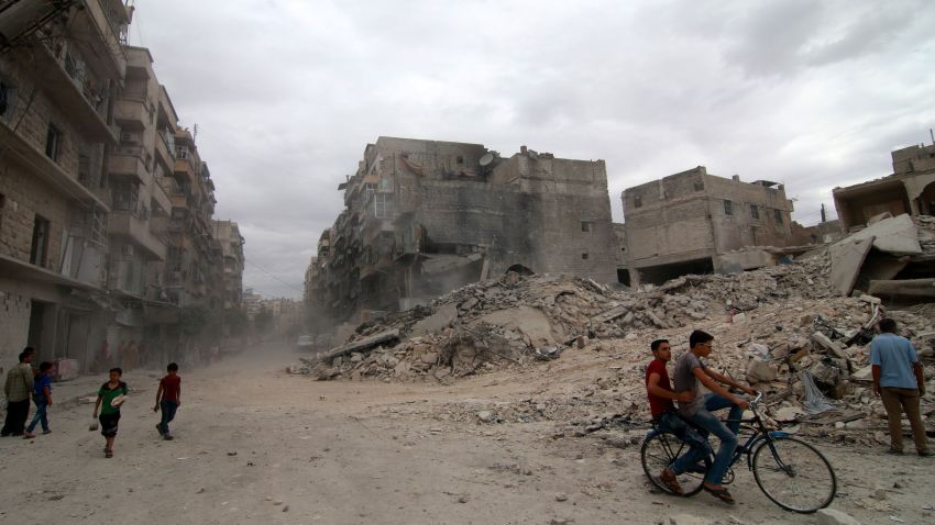 Aleppo debris 0923 RESTRICTED
