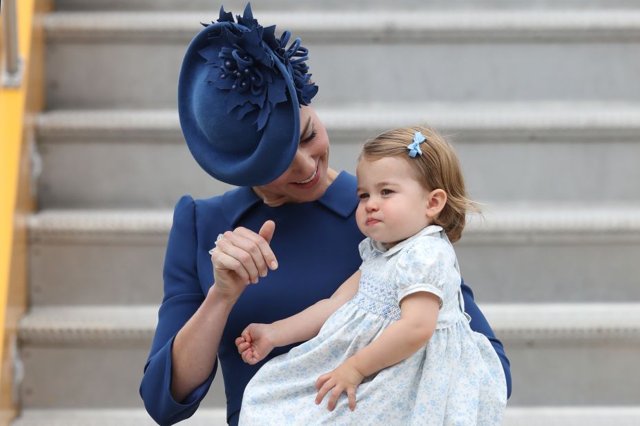 The Canadian visit marks the first international tour for Princess Charlotte.