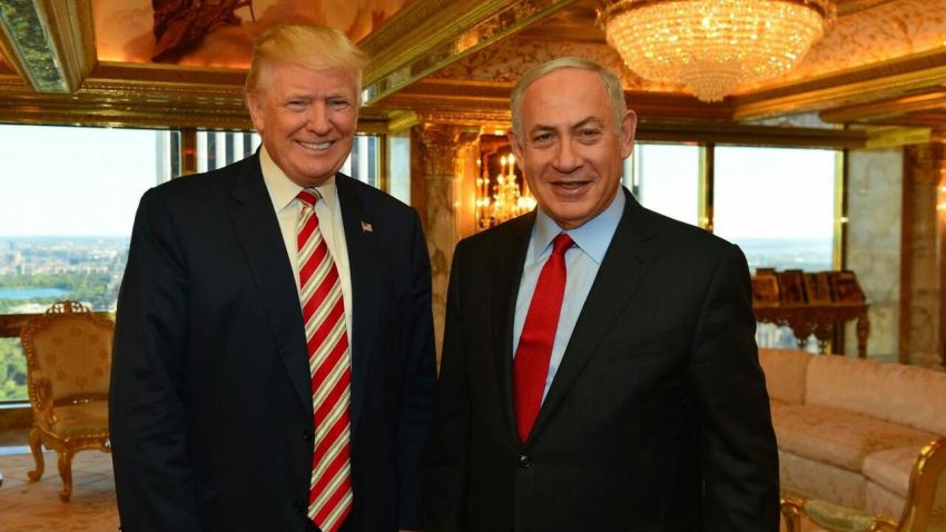 Israeli Prime Minister Benjamin Netanyahu met Republican Presidential candidate Donald Trump at Trump Tower on Sept. 25, 2016.