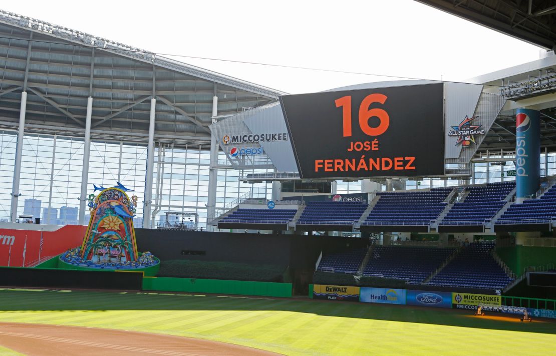 Sunday's game between the Marlins and Atlanta Braves was canceled after Jose Fernandez's death.