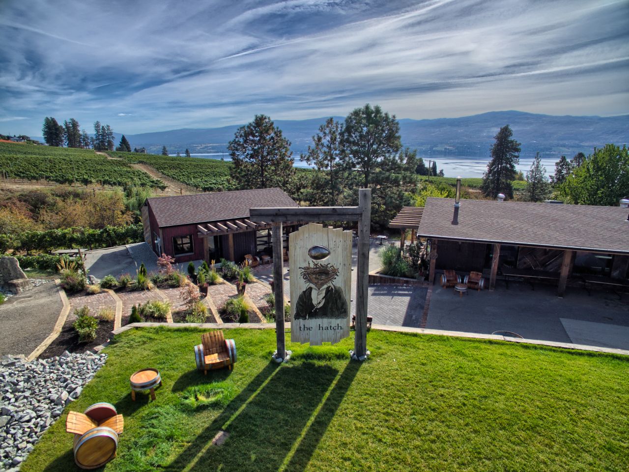 The Hatch in West Kelowna, British Columbia, is one of more than 160 wineries in the Okanagan Valley.