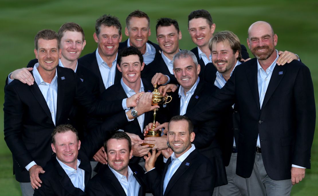 Europe clinched its third straight Ryder Cup victory over Team USA at Gleneagles in 2014.