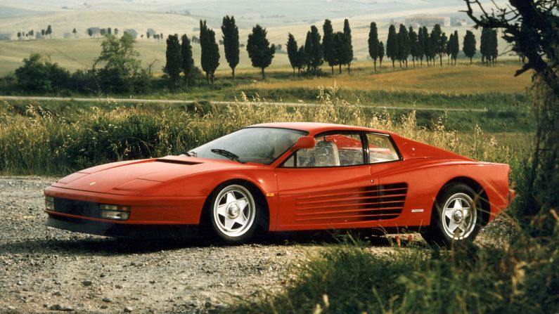 The Testarossa was a poster child for 1980s car addicts. The Design Museum event will feature a convertible version of this car, a one-off built for the then-Fiat boss.