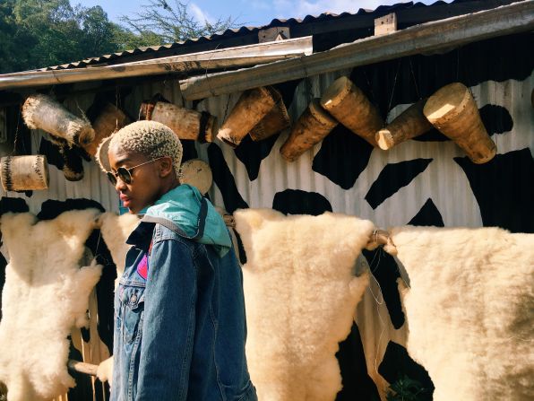 With African fashion becoming a global phenomenon, going to the source is all the more rewarding. Here, Tastemakers Africa Curator Tshepang Modisane scopes out goods at a roadside stall in the Great Rift Valley as she heads to Lake Naivasha in Kenya.