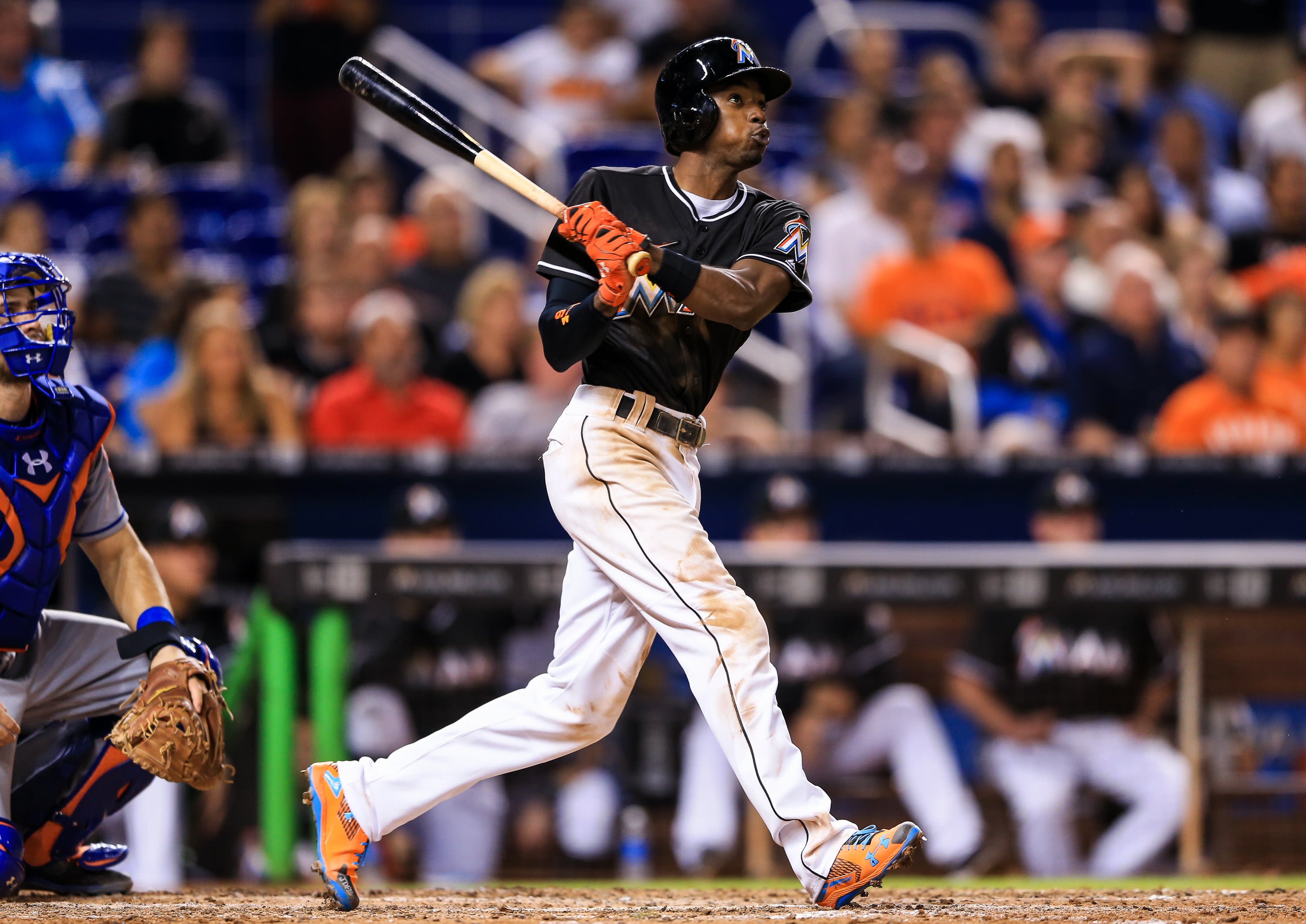 Marlins homer off opening at-bat in first game after José Fernández's death, Miami Marlins