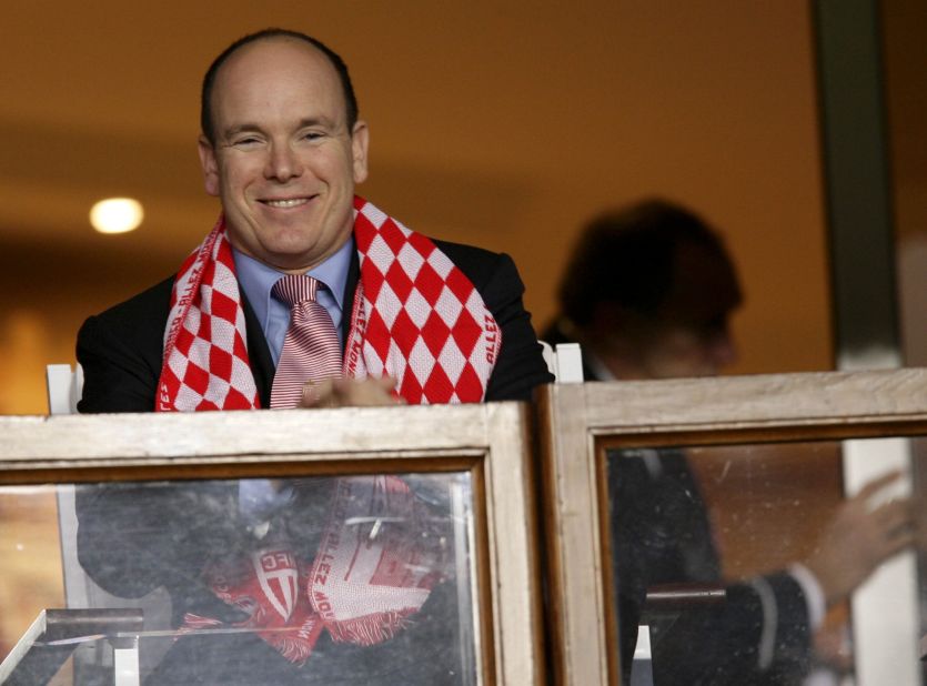 Prince Albert II, the reigning monarch of Monaco, is regularly seen in the stands during home games. 