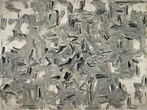 Lee once said "when I passively accept external winds, an even greater world is opened." This oil painting is the largest work from the South Korean artist's Winds series, which he produced between 1982 and 1986. 