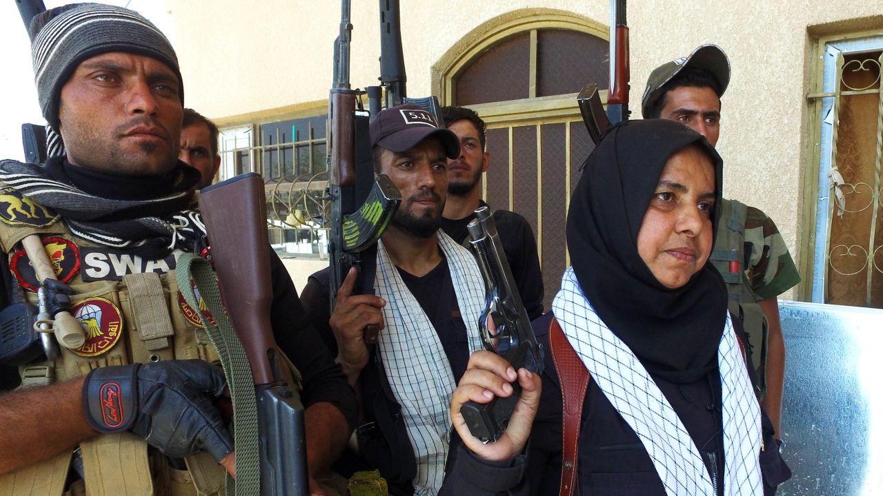 Wahida Mohamed seen here in Shirqat, Iraq on Sept. 27, 2016.