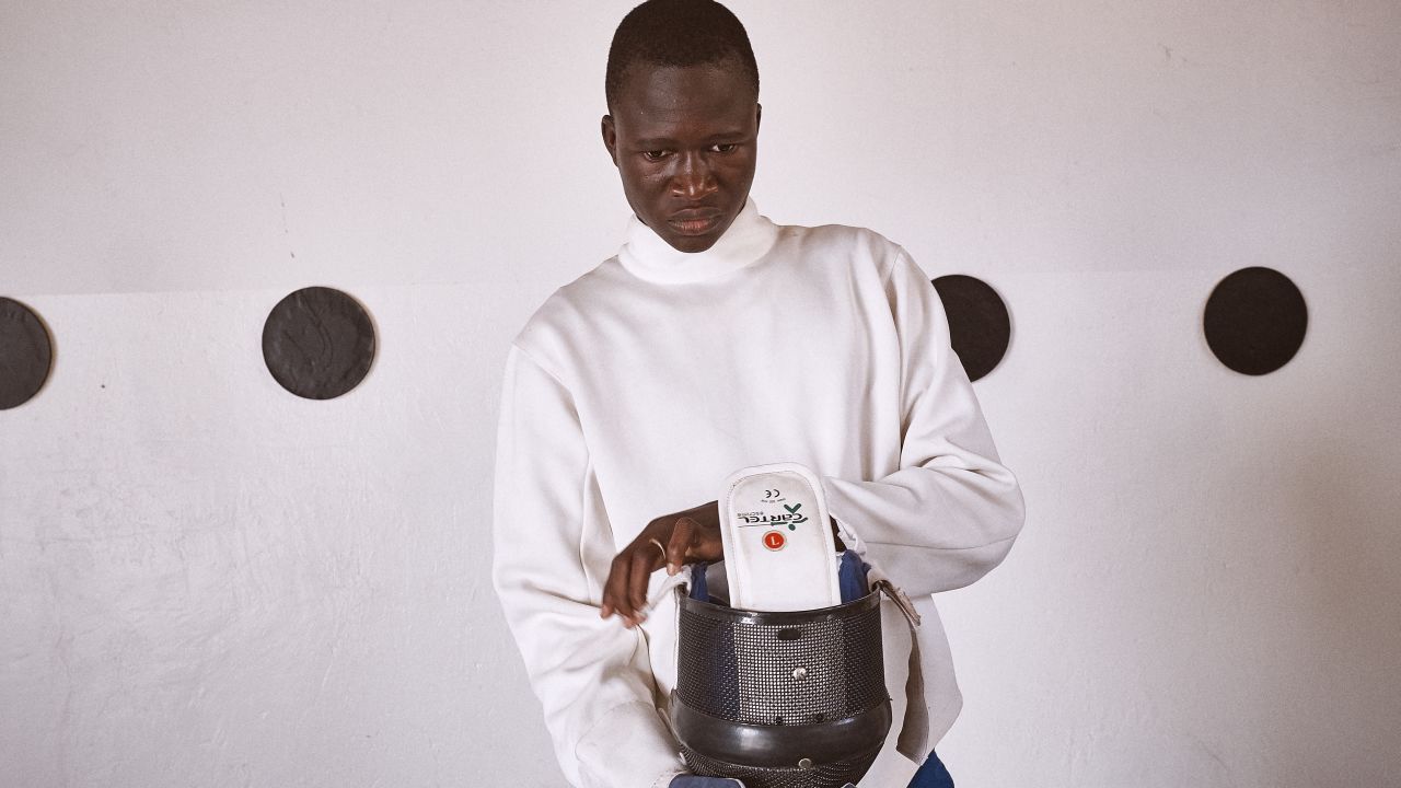 16-year-old Samba hopes to one day become a trainer.