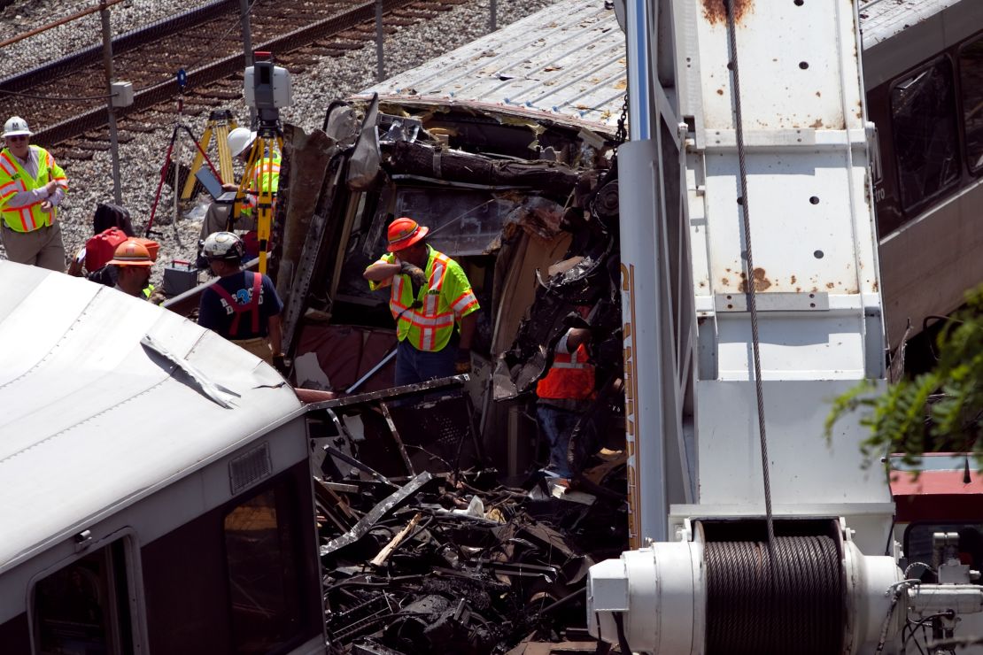 Washington metrorail crash