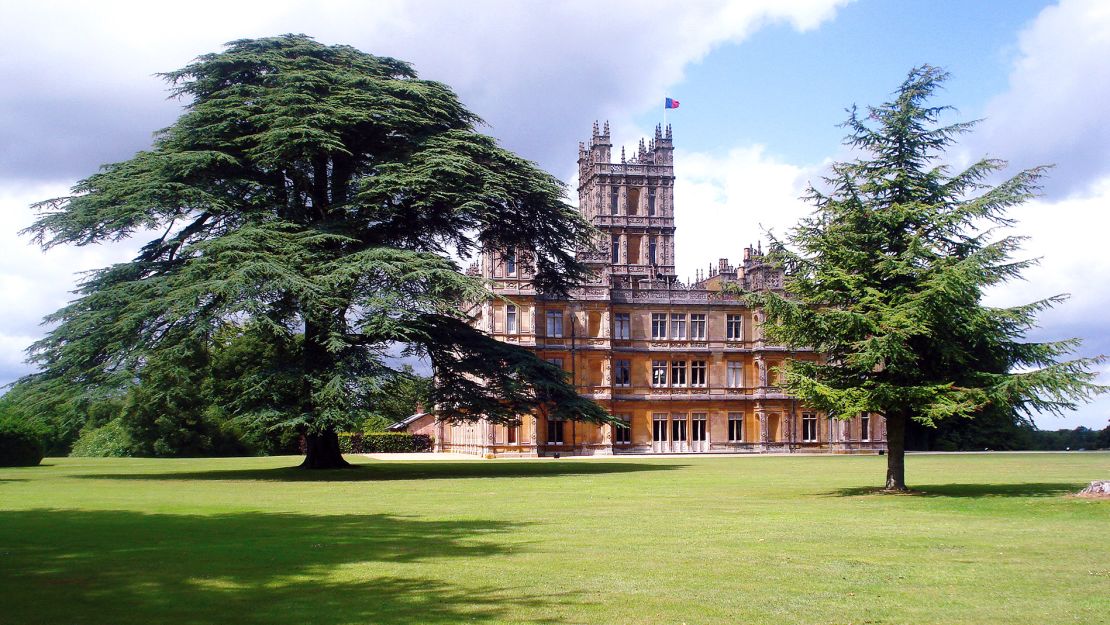 The Lebanon Cedar (on the left) was imported by landscaper Lancelot Brown.