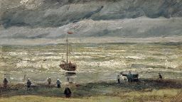 Vincent van Gogh's 1882 painting 'View of the Sea at Scheveningen' was one of two pictures stolen from the Van Gogh Museum in Amsterdam in 2002.
