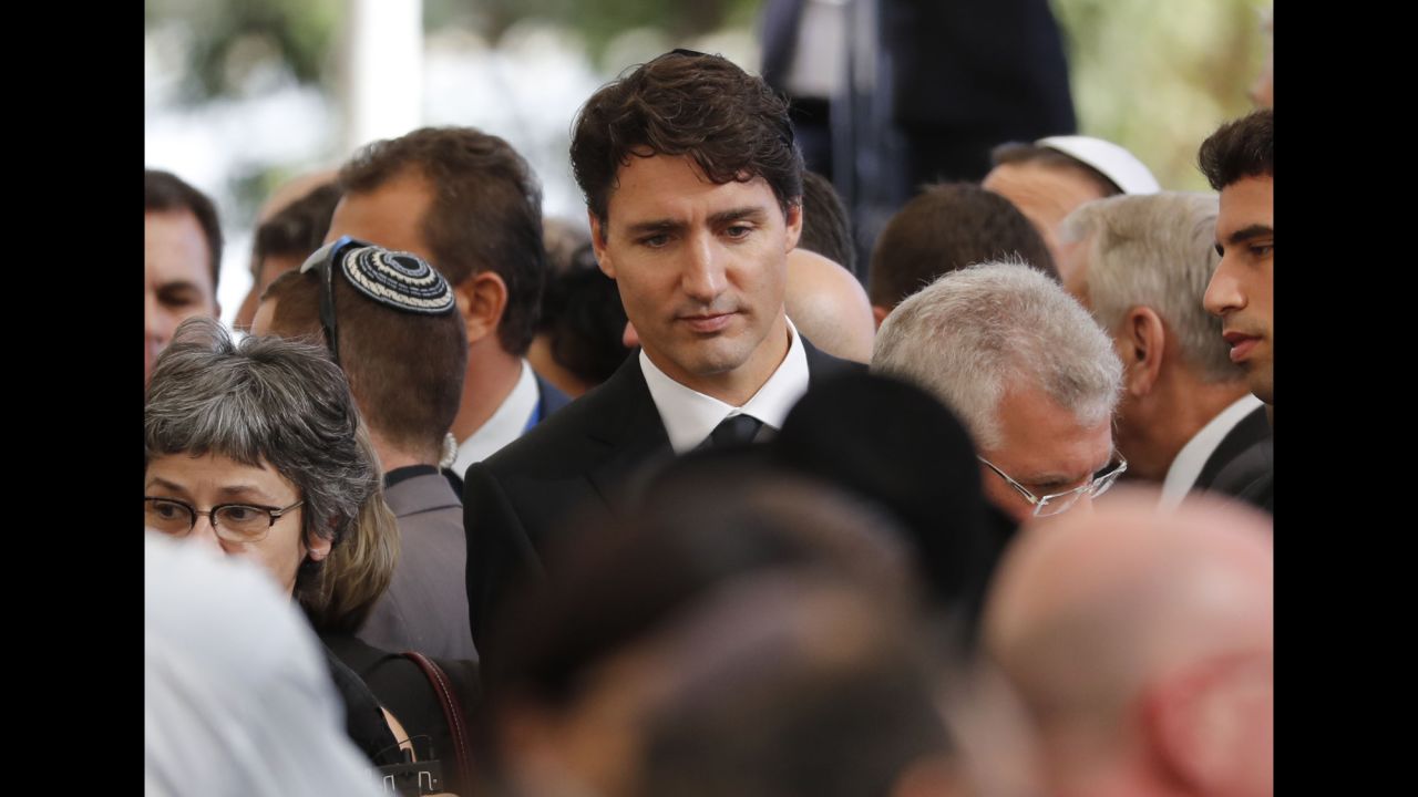 Canadian Prime Minister Justin Trudeau was in Jerusalem to offer his respects.