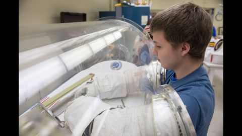 Because of his love for engineering and inspiration from the Space Suit Project, Jacob wants to work on rovers and robotics for NASA. 