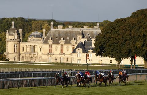 Chantilly proved a picturesque setting for the lucrative day of racing while traditional home Longchamps is revamped.
