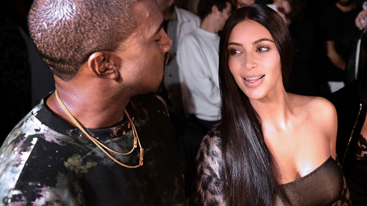 West and Kardashian West attended the Off-white 2017 Spring/Summer ready-to-wear collection fashion show on Thursday before he returned to New York.