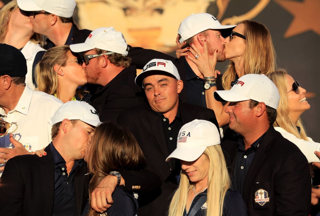 Rickie Fowler was without a partner at the Ryder Cup.