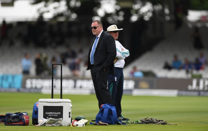 Reg Dickason (L), the England team's security manager, declared Bangladesh safe to tour after visiting several times to assess the situation. Australia pulled out of a tour in late 2015 on government advice then withdrew its Under-19 team from the World Cup there earlier this year.
