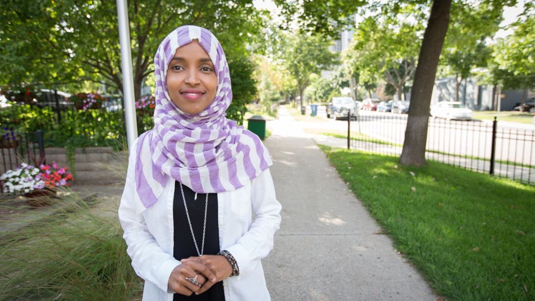 Ilhan Omar, Somali American candidate for Minnesota State Representative. <br /><br />"When we first came to Minnesota, it was the start of the Somali community moving here and settling; it was beginning. I'm one of the first to see what that transition has looked like as more of us came here. We're a vibrant community, hard workers. We have educators; we have farmers; we have doctors; we're naturally nomads. We adapt pretty well in new settings.