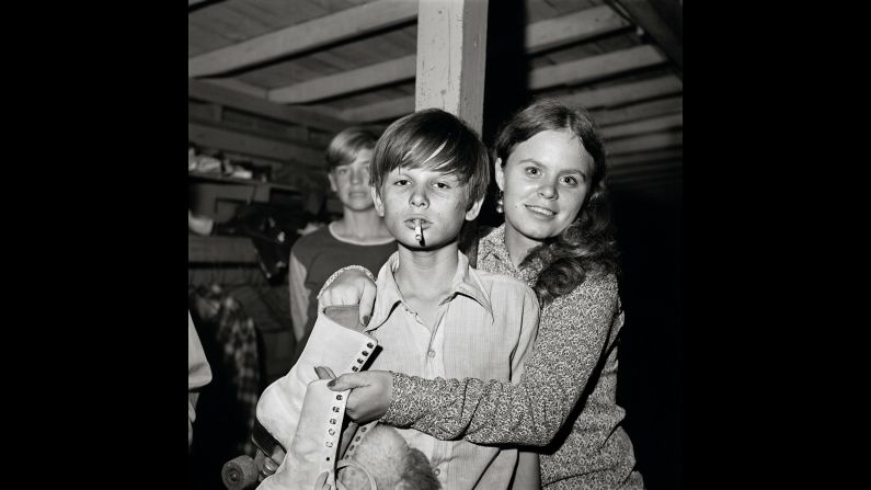 Yates was driving around central Florida looking for something to photograph when he stumbled upon the rustic Sweetheart rink in September 1972. "Something told me to hang around and shoot," he said. "I went back the next weekend. And I just kept going back."