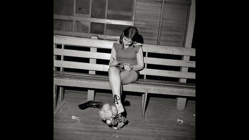 Over time some teens seemed to forget Yates was there, allowing him to capture unguarded moments. "I soon became wallpaper," he wrote in the book. "I was there, but I wasn't -- just snapping the shutter."
