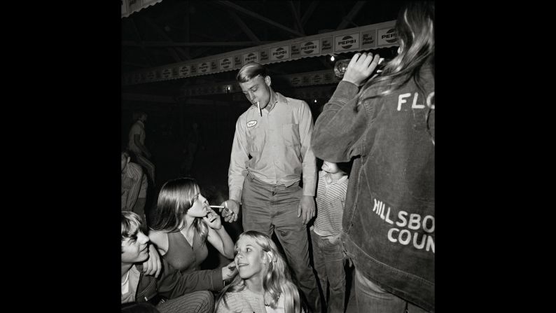 "Revisiting this visual time capsule ... so much has come back to me, especially how emotionally dynamic the rink scene was with all the young people," Yates wrote in the book. "Yes, 'the times, they were-a-changin' back then. ... These kids were in the thick of it."