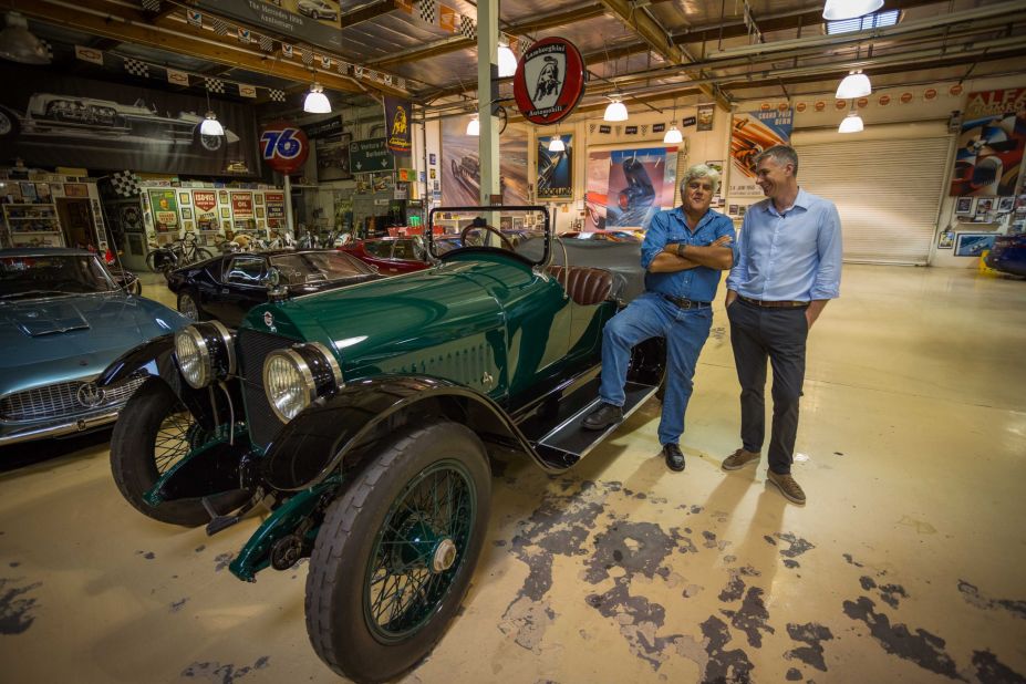 CNN Sport's Don Riddell enjoyed a rare glimpse into the TV host's remarkable car collection. 