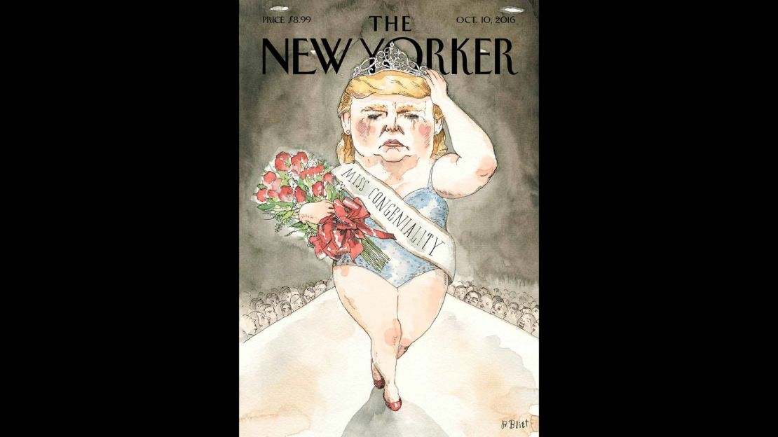 The October 10, 2016 cover of the New Yorker