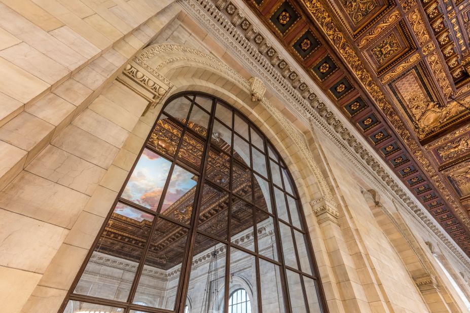 "But for me the great emblem is the windows. They are a soaring space that bring natural light to the room which is functional but symbolic. The ways in which knowledge, reading, research, and history are made available to people are echoed in the windows."