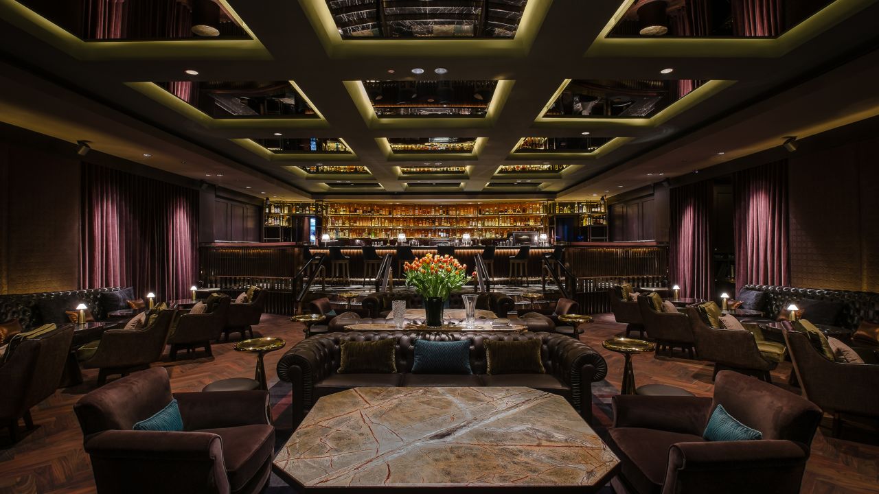 At number 11 is Singapore's Manhattan Bar, a plush venue within the city's Regent Hotel. Its cocktail menu includes, inevitably, a version of the classic Manhattan based around Michter's Single Barrel Rye and house-made cherry brandy. 