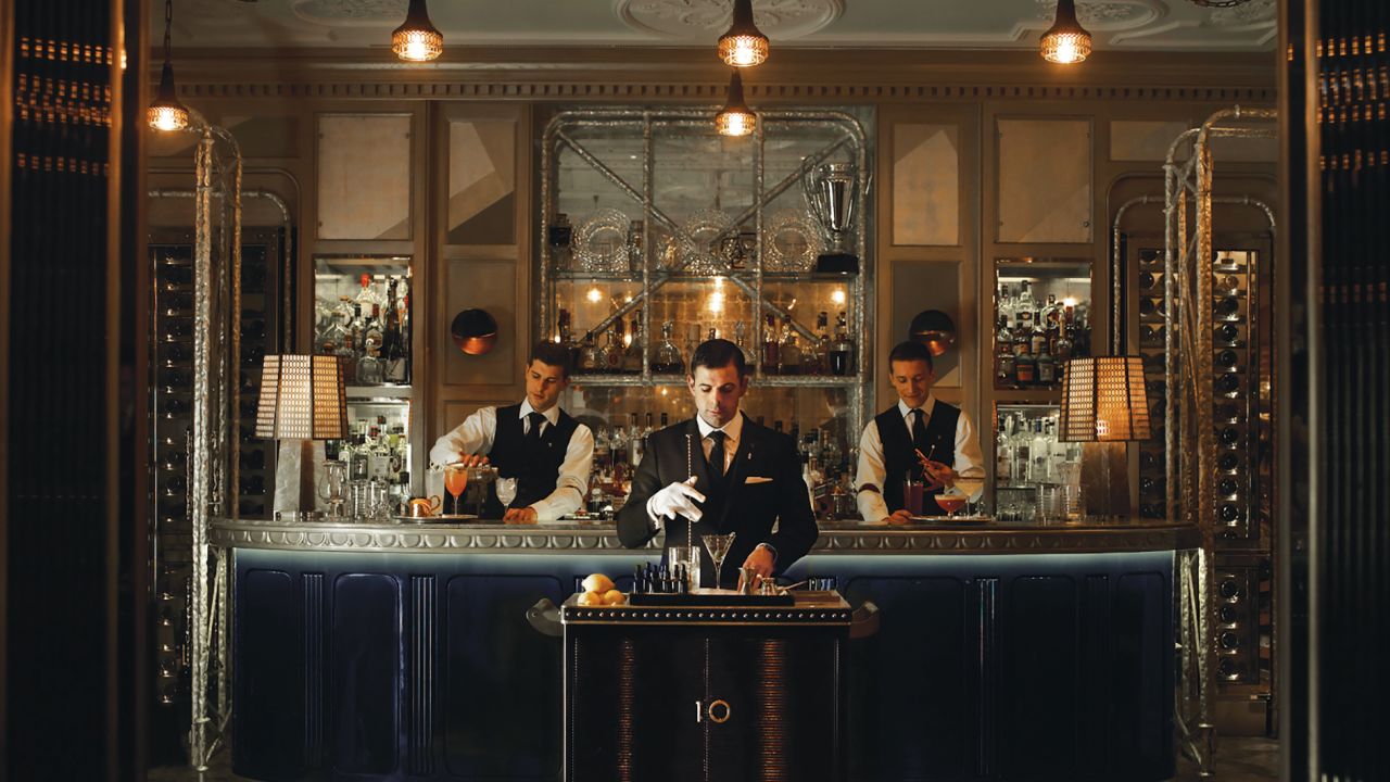At number 4, the Connaught Bar serves visitors to the upscale hotel of the same name in London's wealthy Mayfair district. 