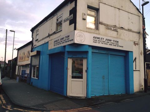 The RJFP was launched in 2013 by chef Adam Smith, beginning with the 'Armley Junk-tion' cafe in Leeds, serving meals using ingredients recovered from supermarket trash cans. 
