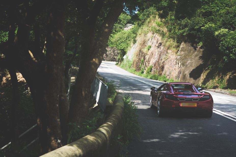 Shek O is popular with supercar owners who regularly hit the road together for traffic-free morning drives. 