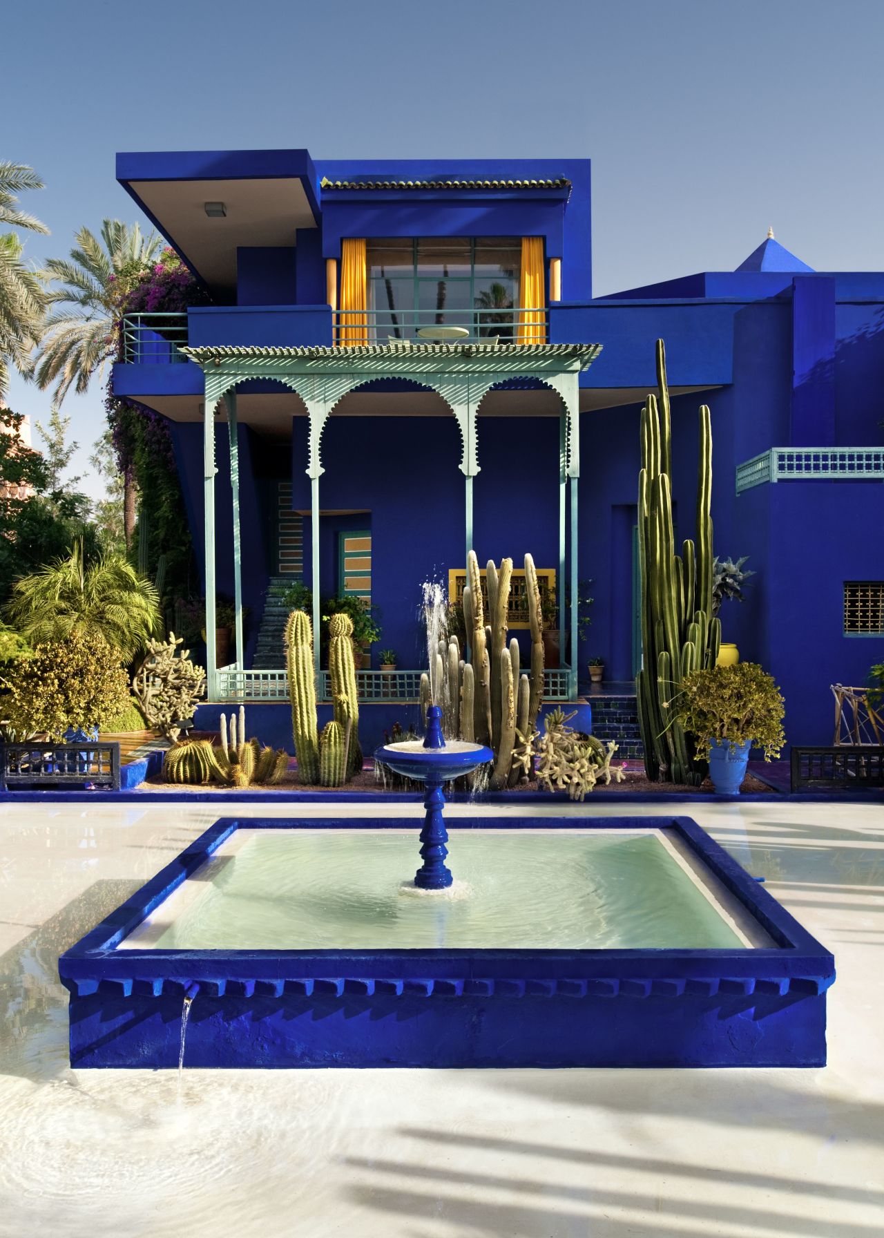 Majorelle's studio was converted into Morocco's first Berber museum, celebrating the rich culture and particularly fashion that Saint Laurent integrated into his designs.