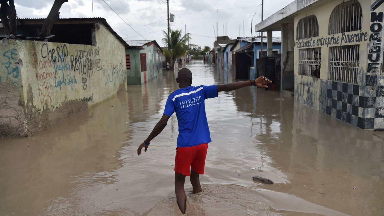 The vast damage wrought upon Haiti is clearly visible in a neighbourhood of the commune of Cite Soleil, in the capital Port-au-Prince.