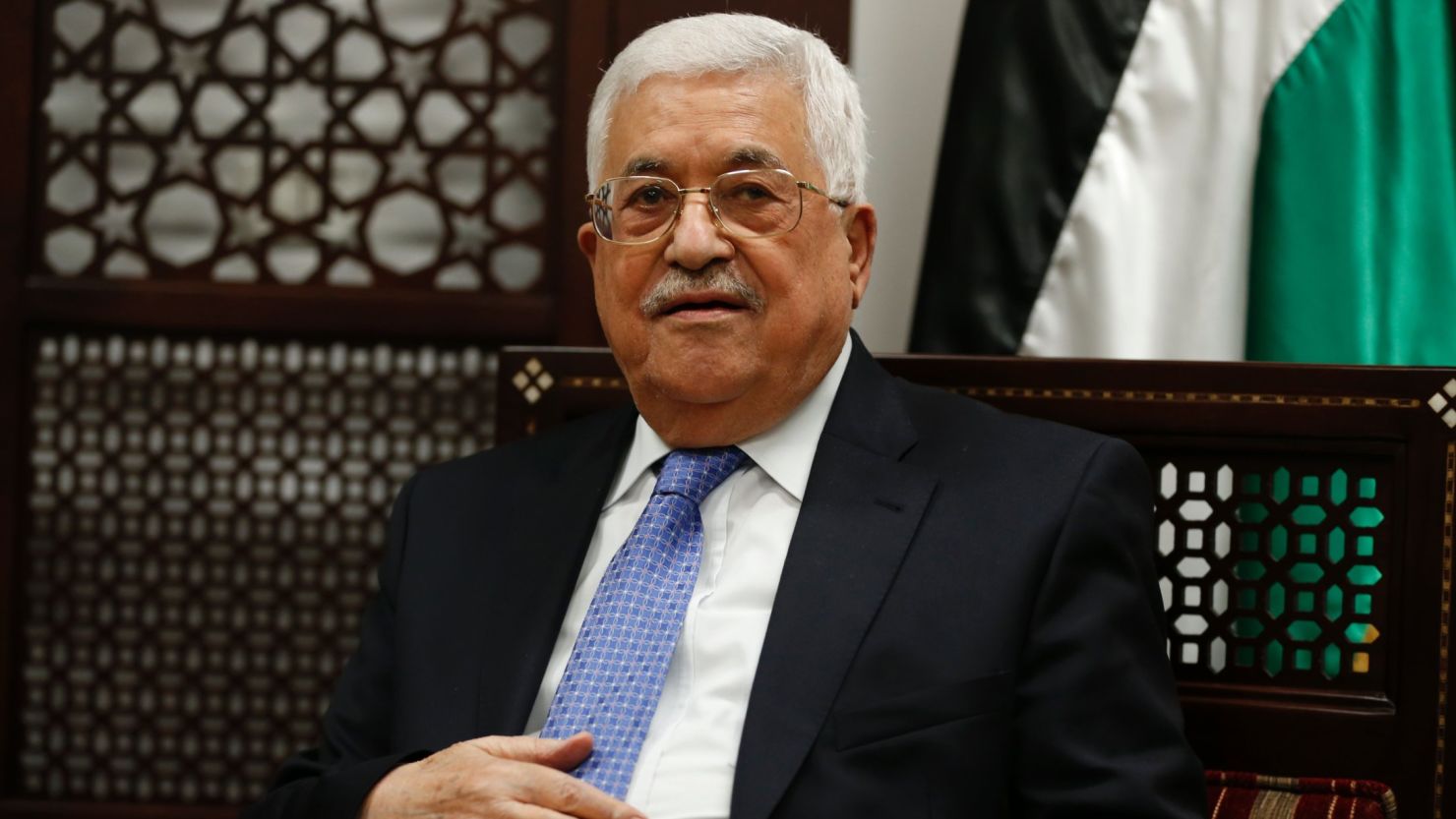 Palestinian Authority President Mahmoud Abbas is in a hospital following cardiac catheterization.