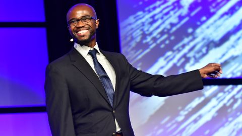 Aaron Beverly came in second at the 2016 Toastmasters championship with a speech that began with an audacious title.