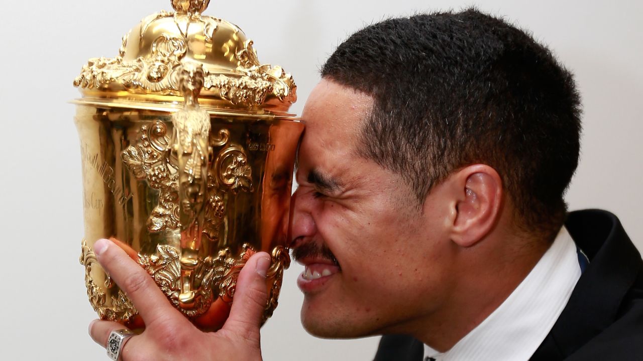 Smith helped New Zealand win the 2015 Rugby World Cup in England.
