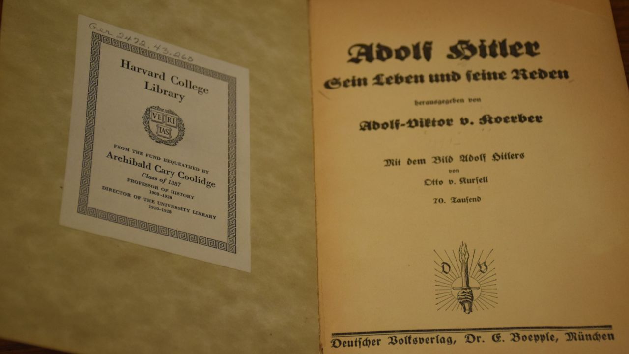 The first page of Victor von Koerber's book titled "Adolf Hitler: His Life and His Speeches," now thought to have been written by Hitler himself.