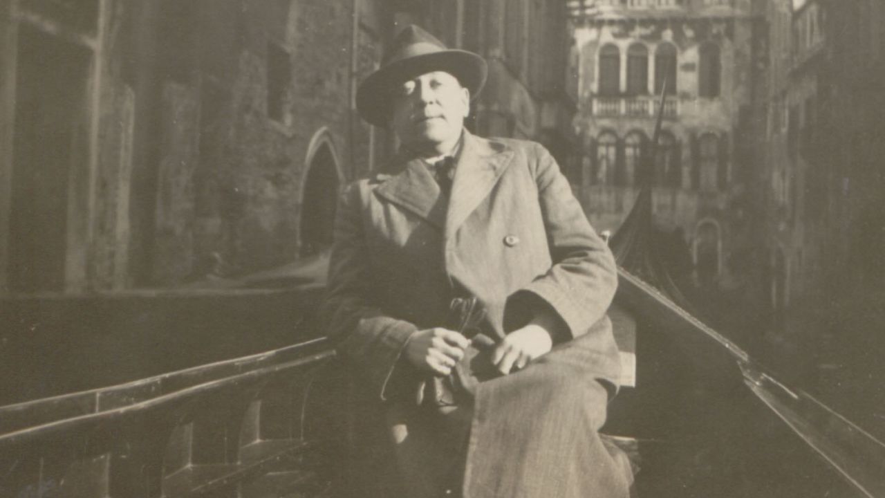 Victor von Koerber, originally thought to have written the biography, is pictured in Venice in 1926.