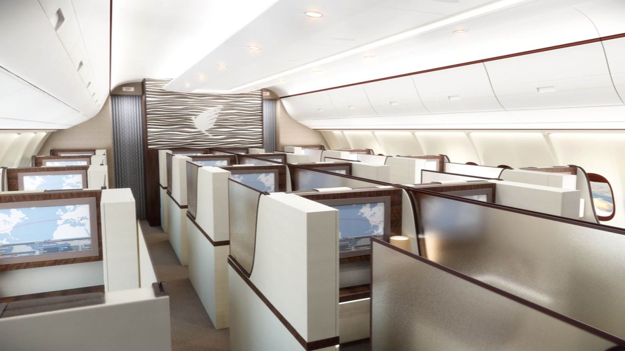 <strong>Interior of Comlux's ACJ 330: </strong>"For our clients it is range and capacity that matter," says David Velupillai, head of marketing for Airbus Corporate Jets. "Heads of state, for example, value the capacity to travel to distant countries without being forced to stop over along the way."