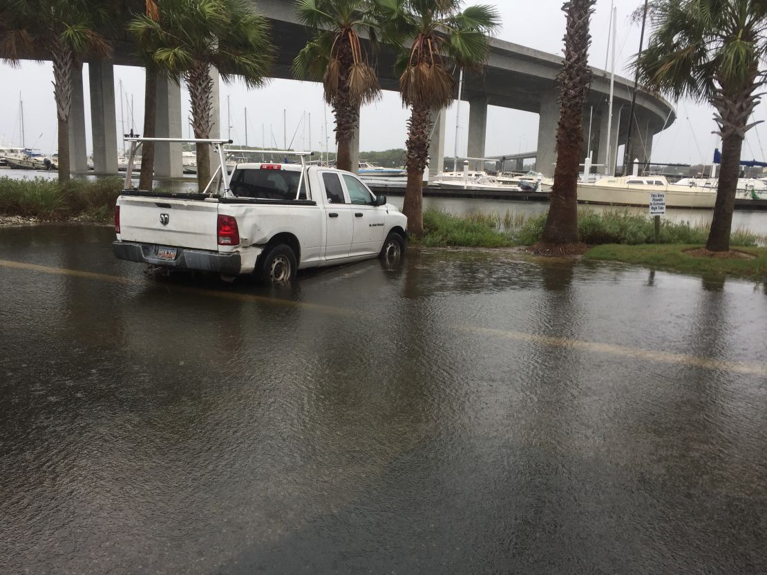 Some minor flooding in Charleston. 