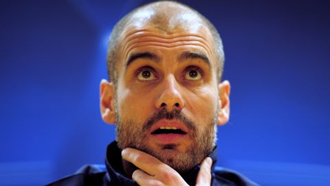 Guardiola is now coaching his third major European club.