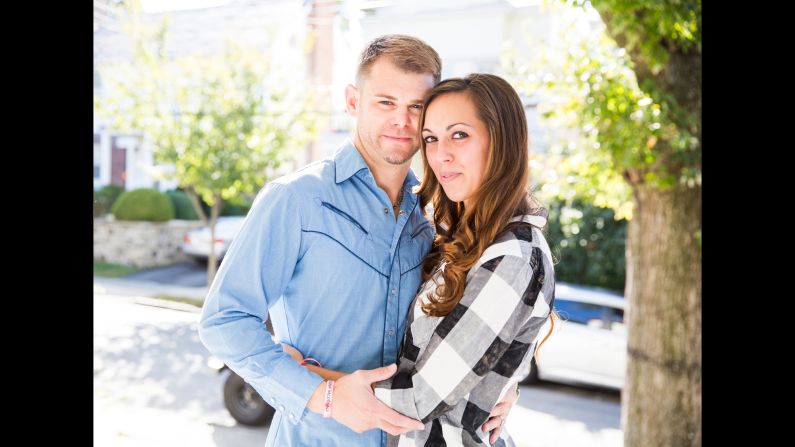 Nicole and Christian McDonald at their home in the Bronx.