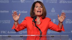 Former U.S. member of congress Michele Bachmann (R-N) addresses the Values Voter Summit at the Omni Shoreham September 9, 2016 in Washington, DC.