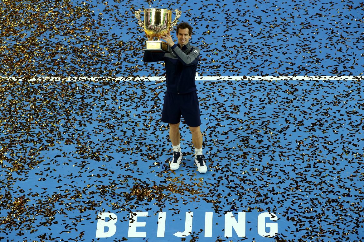 He quickly arrested the slump, finding his form as Djokovic began to struggle. In October, Murray won the China Open for the first time and followed it with a win at the Shanghai Masters.    