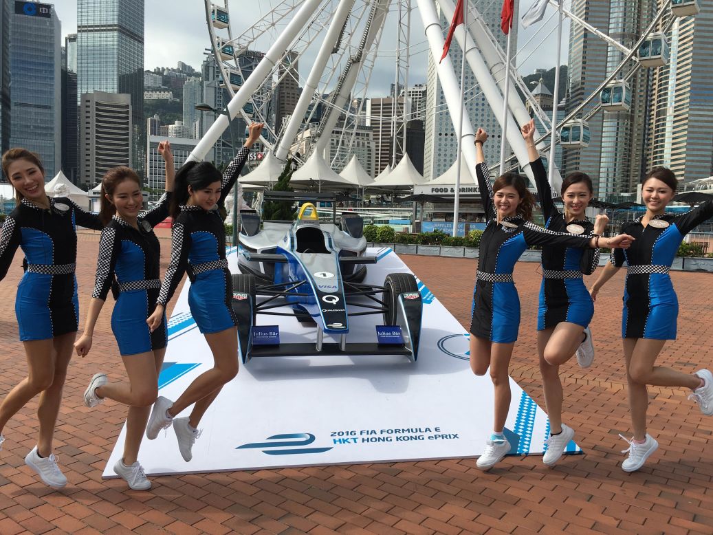 It was the first time Formula E had raced on the streets of Hong Kong 